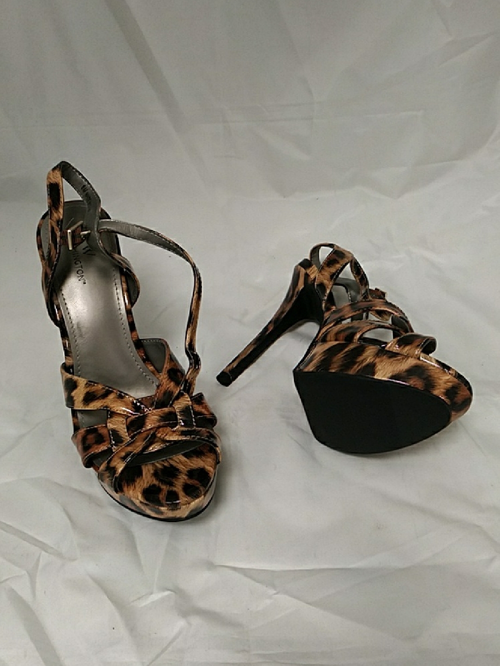 Worthington Wor Knight Leopard Platform Sandals Size 8 NEW